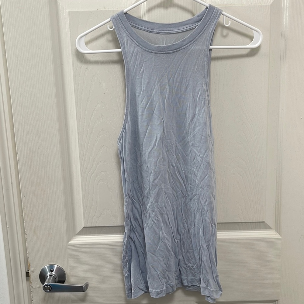 Girlfriend Collective Light Blue Tank Top Size S